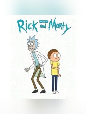 The Art of Rick and Morty by Justin Roiland 2017 Hardcover that glows in dark